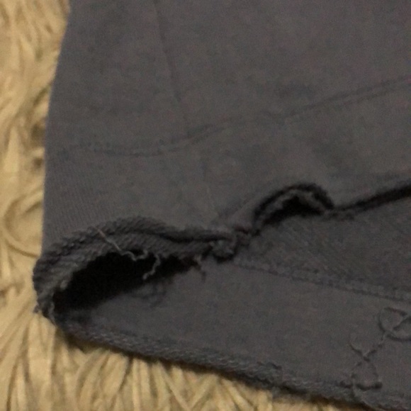 Like New Calvin Klein Sz XS Cropped Sweatshirt-Gray/Blue-Cotton Blend - Picture 13 of 13